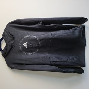 Men's pull over Adidas Hoodie, size Large